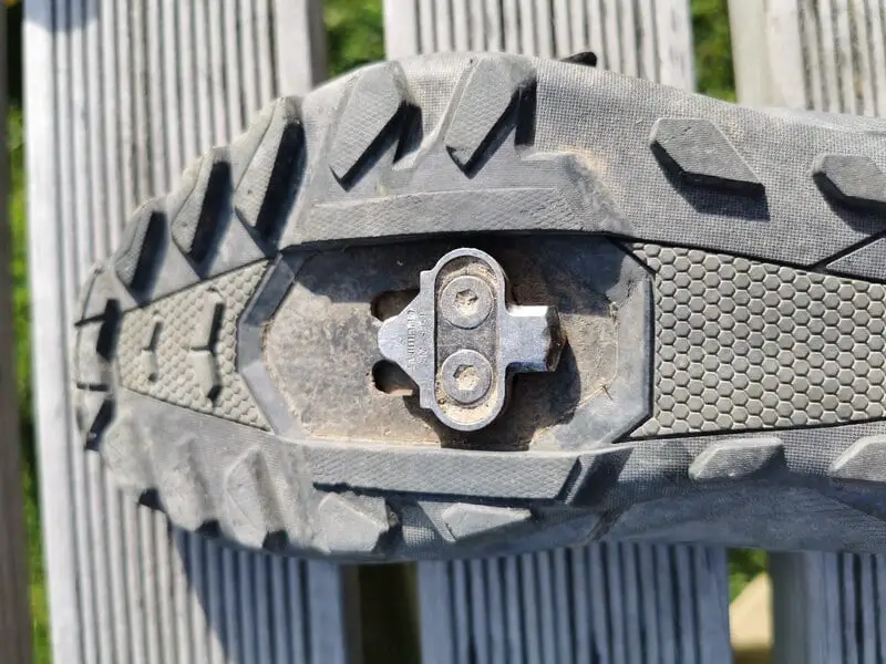 Two-Bolt Cleat System on a MTB shoe