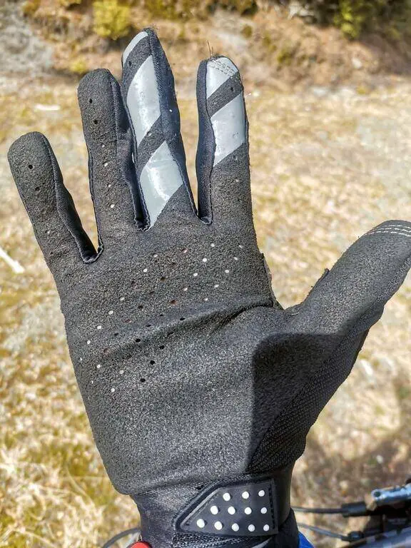 Paire De Gants 100% Ridefit Fluo Orange Noir